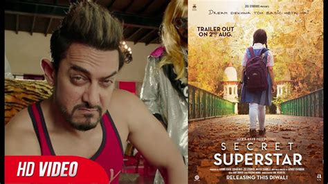 Secret Superstar New Poster Aamir Khan Secret Superstar Teaser