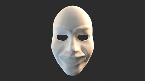 Stl File The Purge Mask Female Face Purge Night Cosplay Mask 3d Print