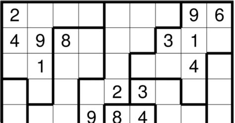 Irregular Sudoku Puzzles Fun With Sudoku 355 356