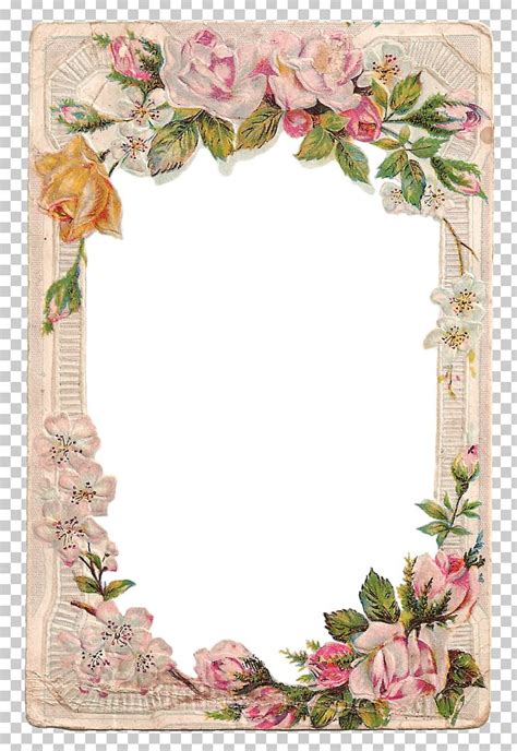 Borders And Frames Frames Rose Flower Png Clipart Antique Border