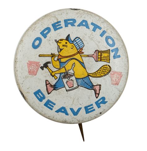 Operation Beaver Busy Beaver Button Museum