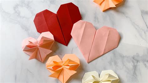 Origami Hearts Martha Stewart