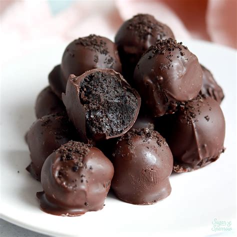 Easy Oreo Truffles 4 Ingredients Sugar And Sparrow