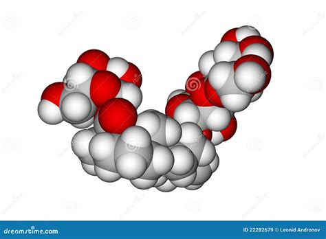 Molecular Structure Of Stevioside Royalty Free Stock Images Image
