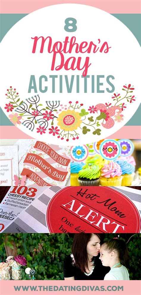 Easy Mothers Day Ideas From The Dating Divas Mothers Day Activities Mothers Day