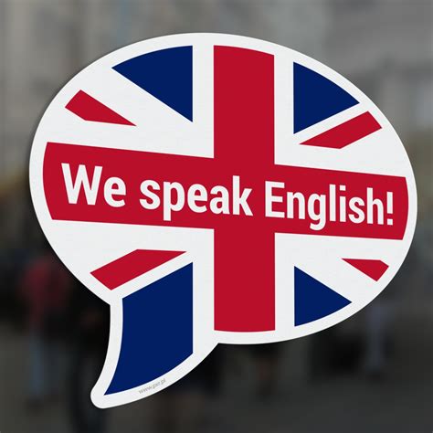 We Speak English Graficznypro