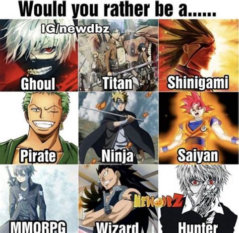 Would U Rather Anime Amino