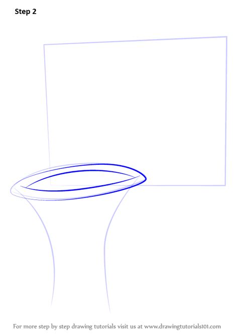 How to draw a basketball hoop step by step for kids. Learn How to Draw Basketball Hoop (Other Sports) Step by ...