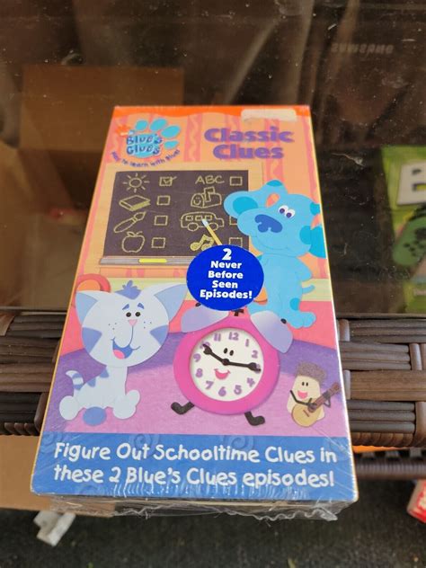 Nick Jr Blues Clues Classic Clues Vhs Video Grelly Usa