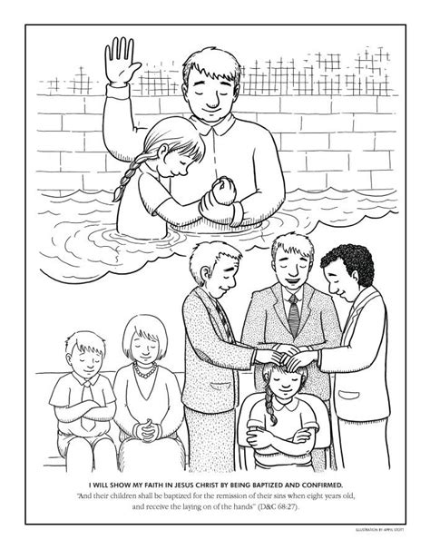 See more ideas about coloring pages, lds, lds primary. { Mormon Share } Baptism Confirmation Coloring Page | Lds ...