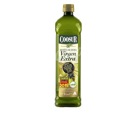 coosur aceite de oliva virgen extra botella de 1 litro