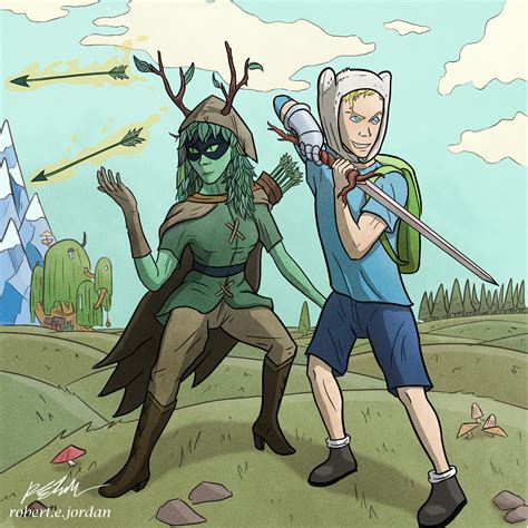 Artstation Finn And Huntress Wizard Adventure Time