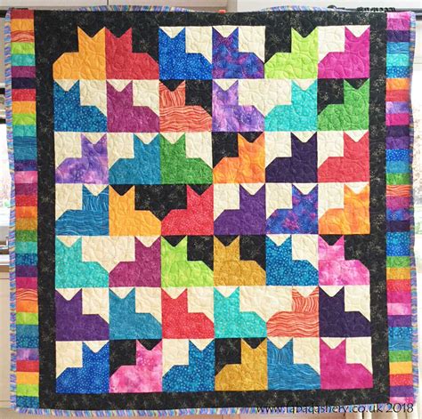 Fabadashery Longarm Quilting Pins And Paws Quilt Pattern Made By