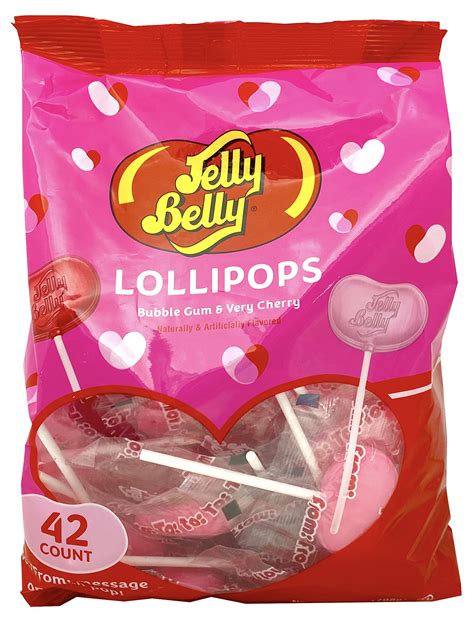 Buy Adams And Brooks Jelly Belly Lollipops 42 Count Very Cherry And