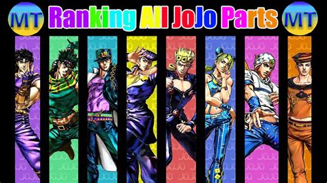 Ranking All JoJo Parts 1-8 | JoJo's Bizarre Adventure - YouTube