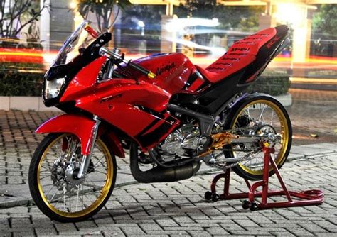 Kawasaki rr150, bentong town, pahang, malaysia. » Modifikasi-Kawasaki-Ninja-150-RR-merah-keren
