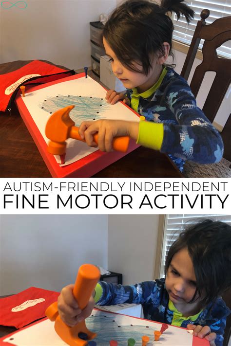 Now we're back on a big fine motor skills activity kick! Independent Fine Motor Activity for Autistic Preschoolers ...