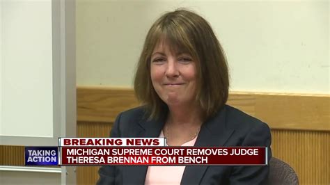 Michigan Supreme Court Removes Judge Theresa Brennan From Bench Youtube