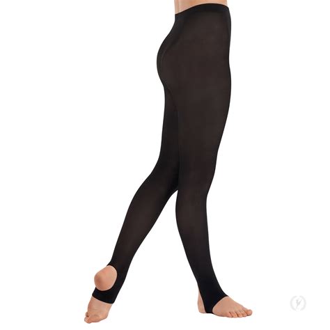 womens true non run™ microfiber stirrup tights 217