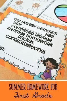 Summer Homework Packet For Rising Second Graders Who Have Completed