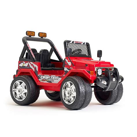 Kidsquad 12v Jeep Wrangler Ride On Toy In Red The Home Depot Canada