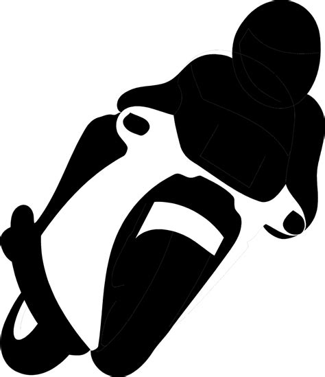 Motorcycle Clip Art Silhouette