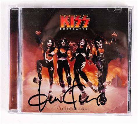 Kiss Audio Cd Destroyer Resurrected Signed By Ken Kelly Open