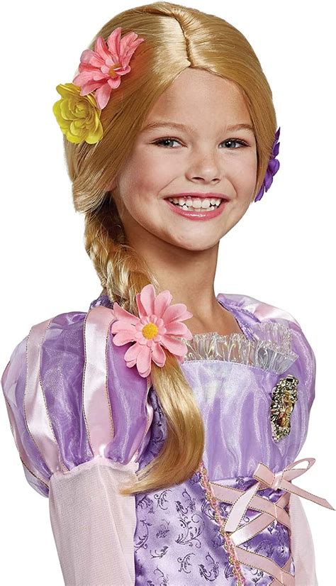 Disney Deluxe Official Rapunzel Wig Princess Accessories Kids Wigs