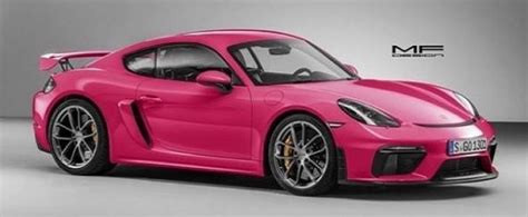 Rubystone Red Porsche 718 Cayman Gt4 Spec Looks Bewitching