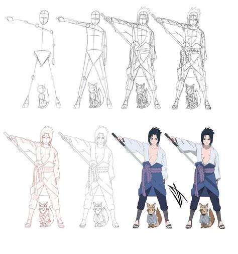 Como Dibujar A Sasuke Naruto Paso A Paso How To Draw Zasuke Images
