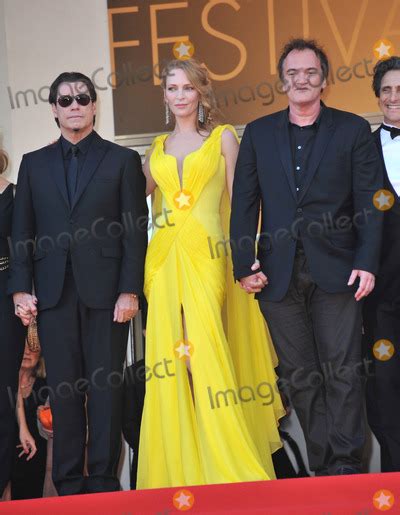 Photos And Pictures John Travolta Uma Thurman And Director Quentin