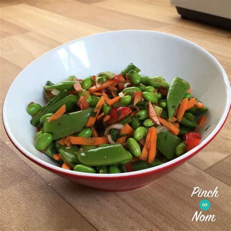 Edamame Sugar Snap And Carrot Asian Salad Slimming