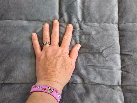 How the weighted blanket felt the first night