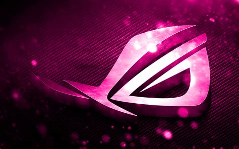 122 asus hd wallpapers and background images. Download wallpapers RoG purple logo, 3D art, Republic of ...