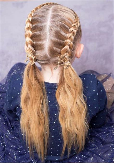 38 Cute And Easy Hairstyle For Primary School And Middle School Girls
