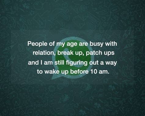 Text to compose a written status update. 15 Best WhatsApp Statuses You'll Ever Come Across ...