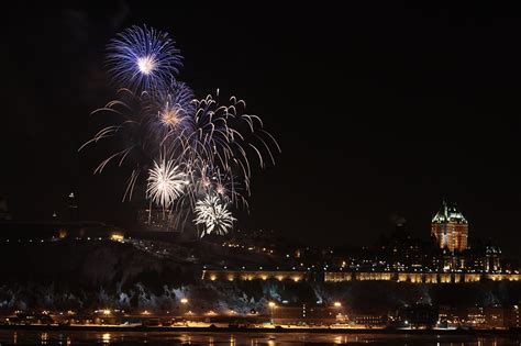 Quebec City New Year 2009 Fireworks A Photo On Flickriver