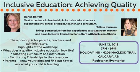 Inclusive Education Achieving Quality Inclusion Calgary Inclusion