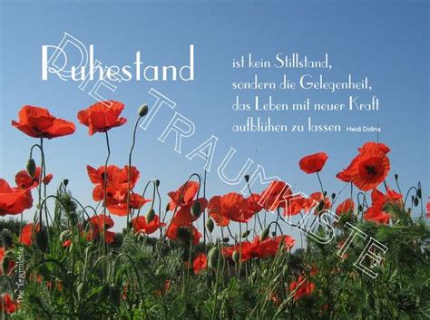 So ein bild kann auch als ein kleines geschenk sein. Ruhestand Karte"Mohnblumen Himmel 6" TH0049 | Ruhestand ...
