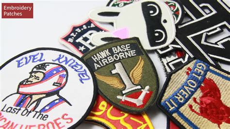 Custom Embroidery Patch For Clothing Iron On Patches With Cheap Price