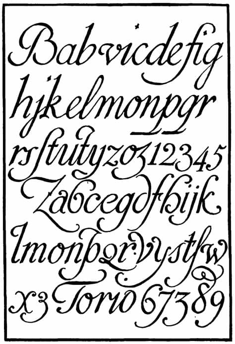 They can be casual or formal. 9 17th Century Style Font Images - 17th Century German ...