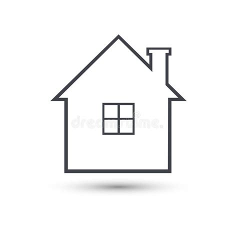 Дом значок дома логотип иллюстрация вектора иллюстрации