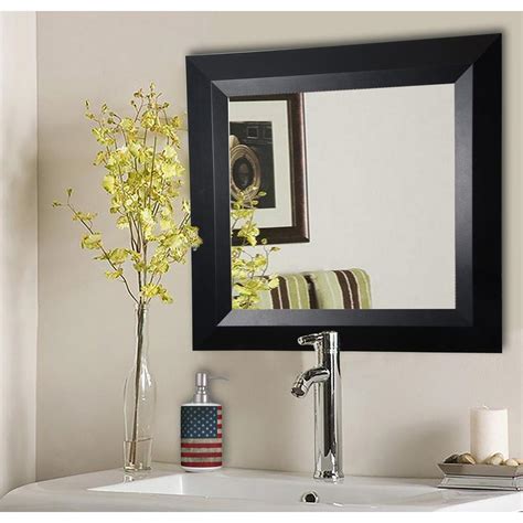 Free shipping on orders over $35. 32.5 in. x 32.5 in. Solid Black Angle Vanity Square Vanity ...