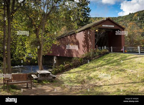 Constructed As A Wooden Structure West Cornwall Covered Bridge And