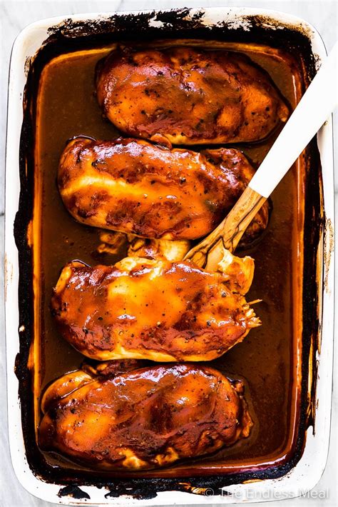 Baked Bbq Chicken Breast Super Easy Recipe The Endless Meal®