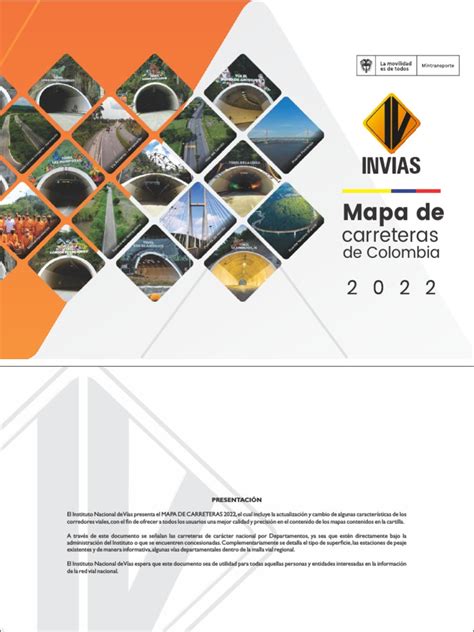 Mapa Carreteras Colombia 2022 Pdf Colombia