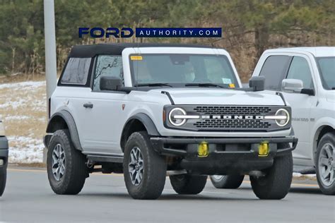 2021 Ford Bronco Two Door Badlands With Fastback Soft Top Spotted