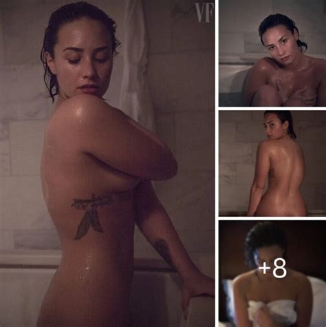 Demi Lovato Wears No Clothes No Makeup For Vanity Fair Time Pass