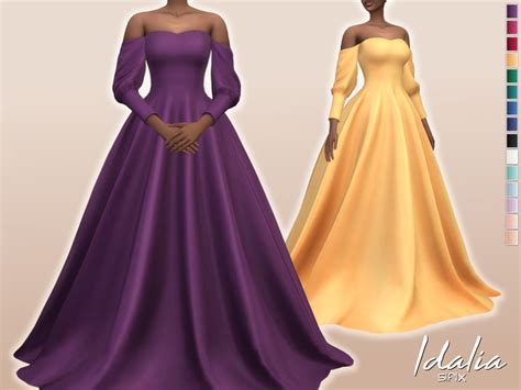 The Sims Resource Idalia Dress