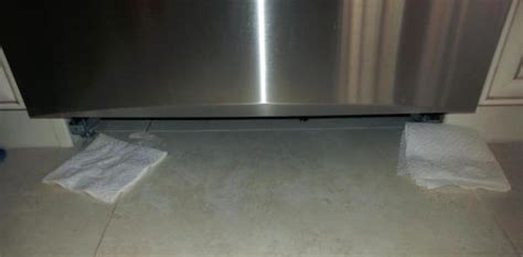 So if you have a leaky. GE Dishwasher leaking from left and right bottom corners ...